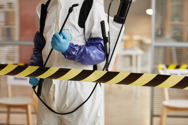 Professional Biohazard Cleanup technician working in Union, NJ